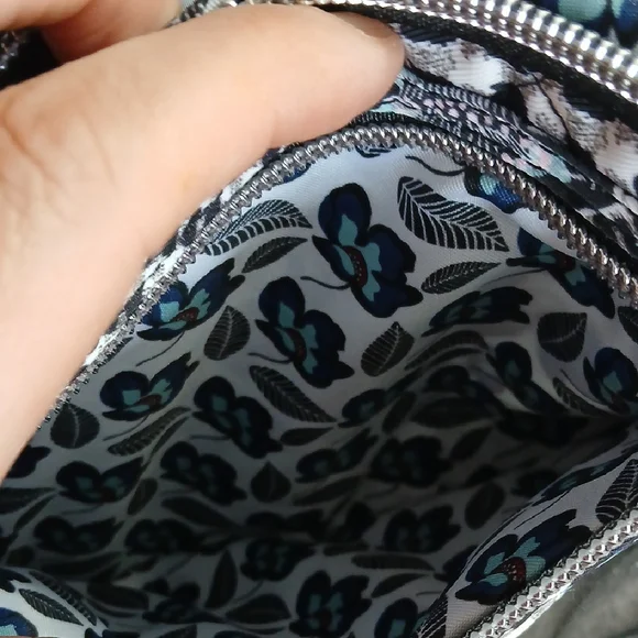 Vera Bradley Floral Checkered Sling Bag - Picture 5 of 9